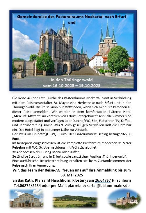 Gemeindereise Oktober 2025 mit Bild