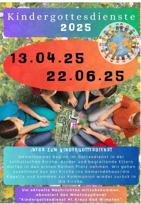 KiGo 13.04. und 22.06.2025 (c) Kath. Kirchengemeinde Hl. Kreuz