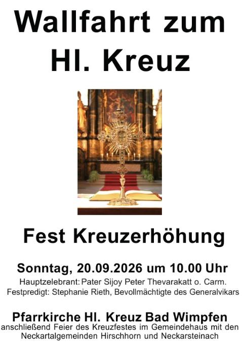 Kreuzfest 2026 (c) Kath. Kirchengemeinde Hl. Kreuz