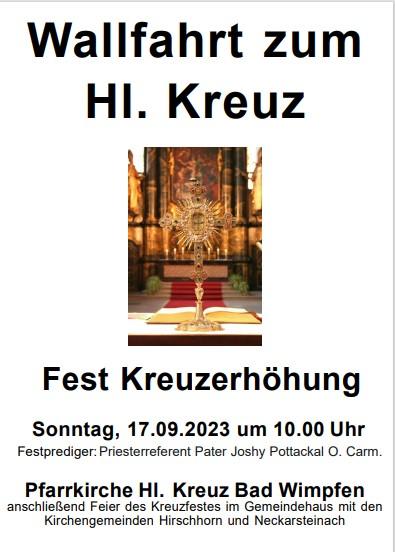 Plakat Kreuzfest 2023