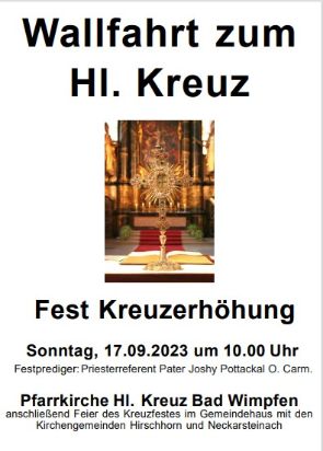 Plakat Kreuzfest 2023 (c) Kath. Kirchengemeinde Hl. Kreuz