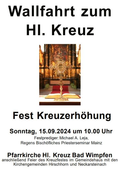 Wallfahrt Kreuz 2024 (c) kath. Kirchengemeinde