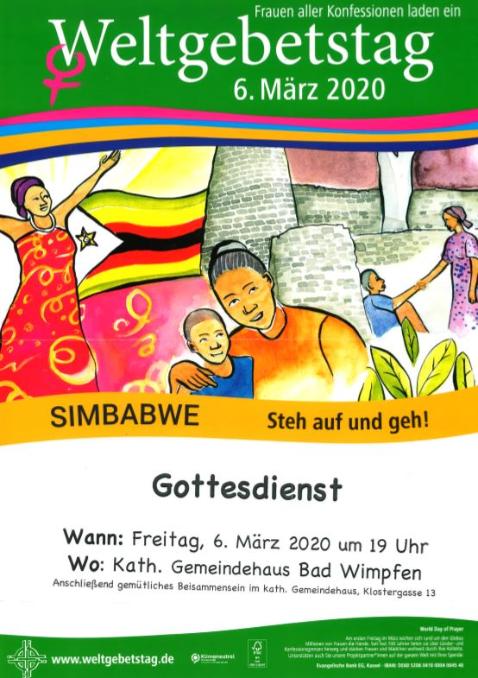 Weltgebetstag 2020 (c) Heilig Kreuz Bad Wimpfen