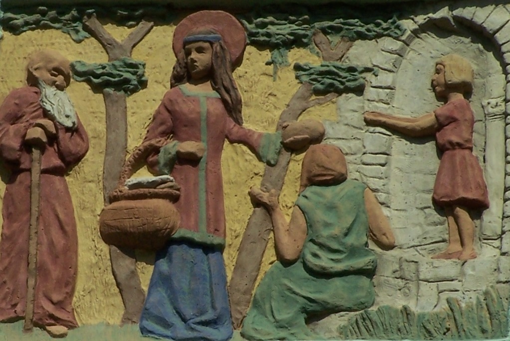 Die heilige Elisabeth verteilt Brot an die Armen (c) Wikimedia Commons