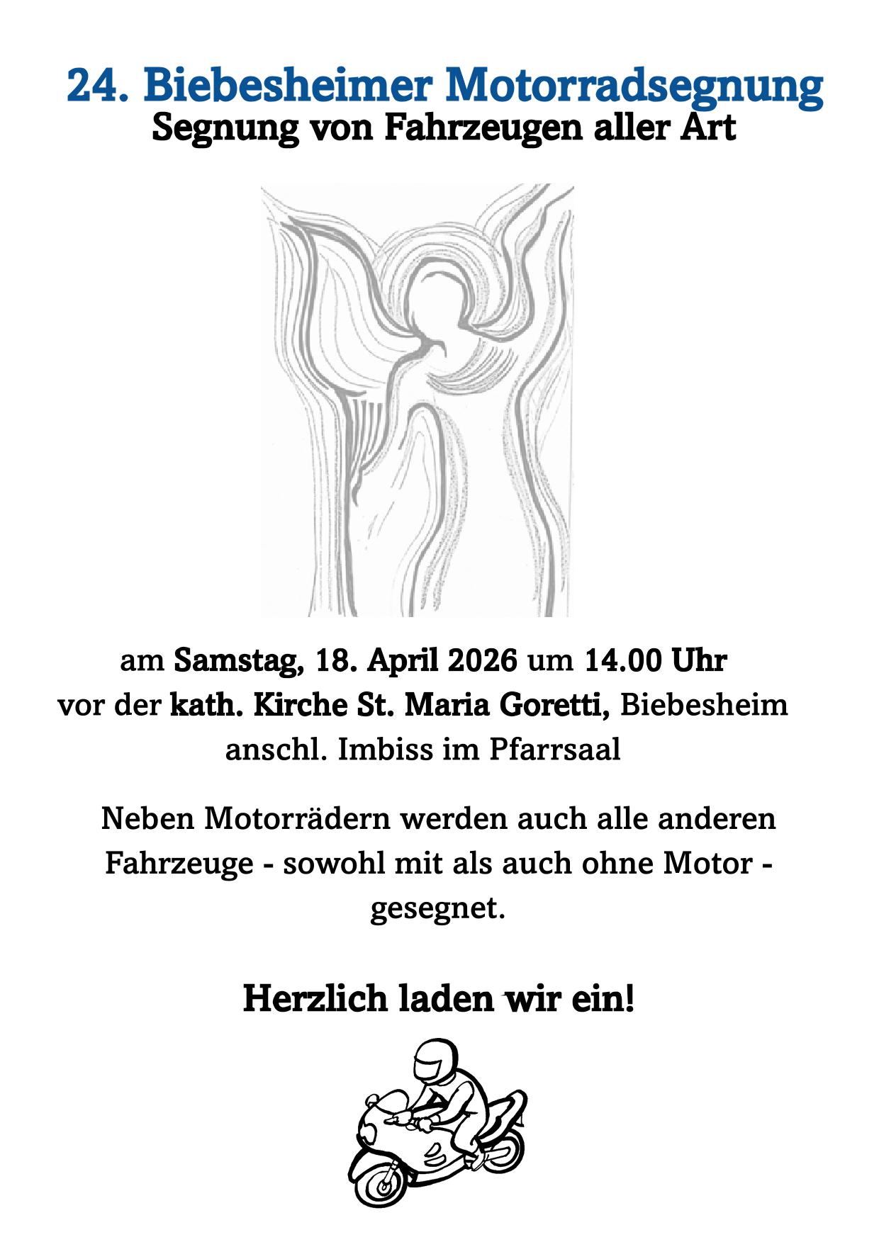 Motorradsegnung_2026 (c) Gemeinde
