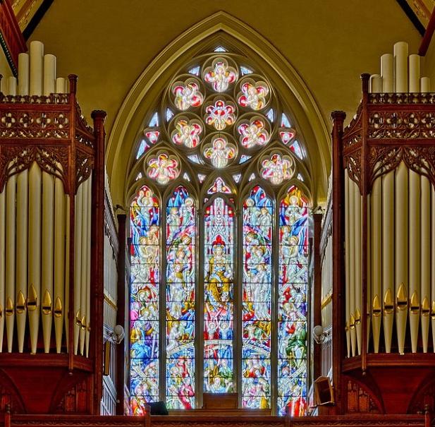 Te-Deum-Fenster der Kathedrale von Lancaster (c) Wikimedia Commons