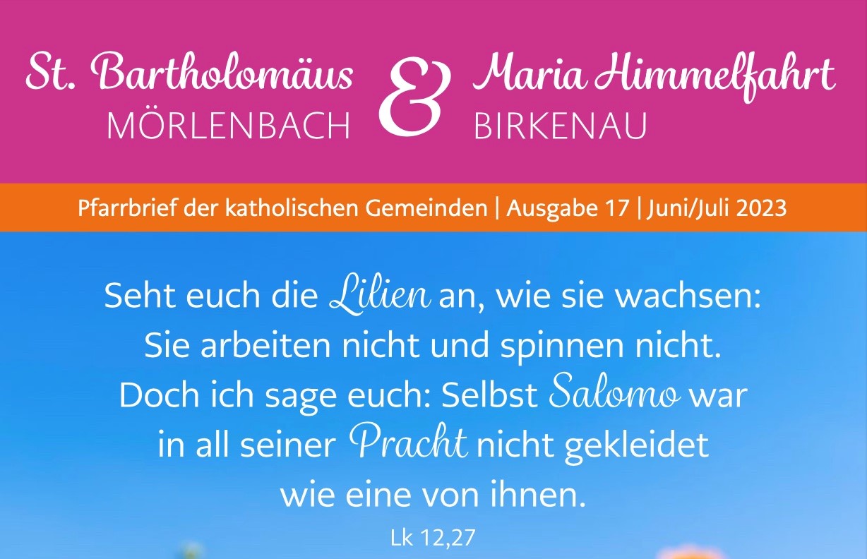 Pfarrbrief_Juni_Juli_2023 (c) FS
