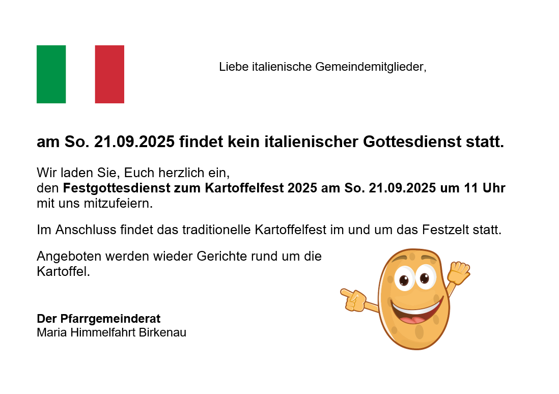 italienischer Gottesdienst entf. (c) SH