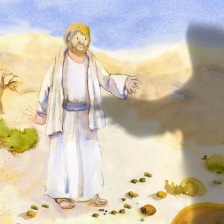 Jesus-in-der-Wueste