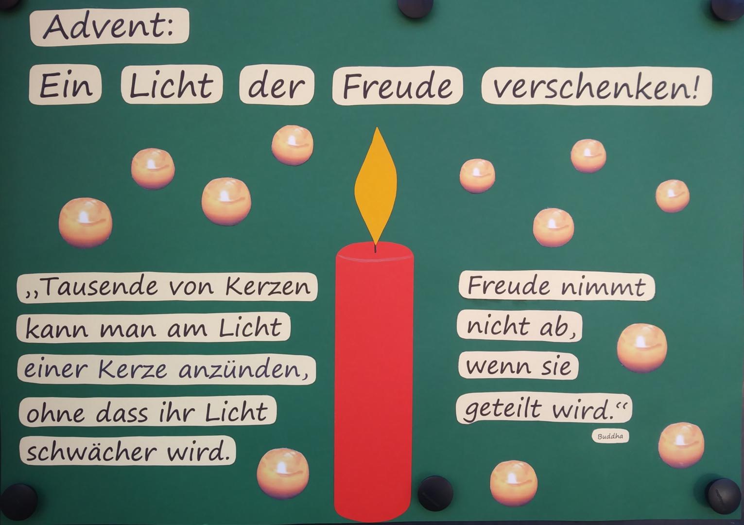 Adventsplakat 1. Advent (c) T. Franz