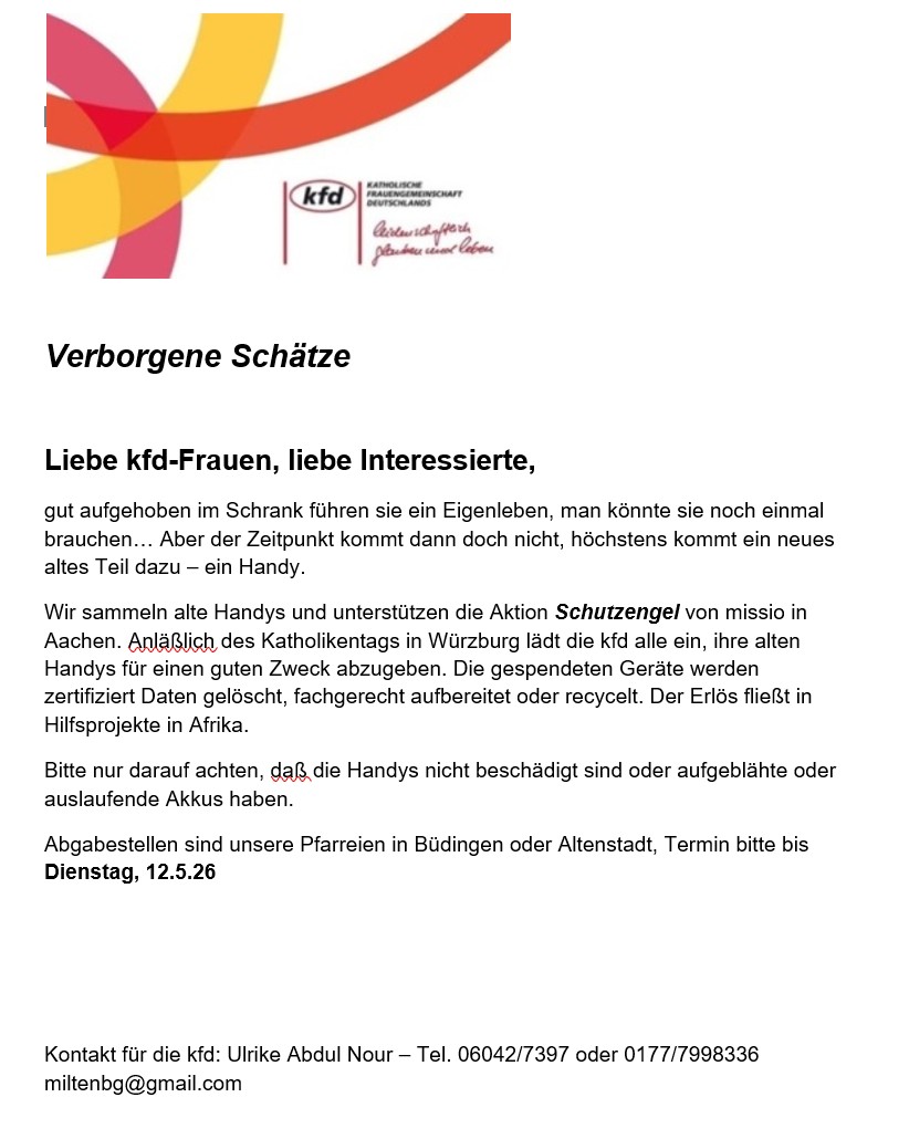 Aktion Schutzengel kfd (c) kfd