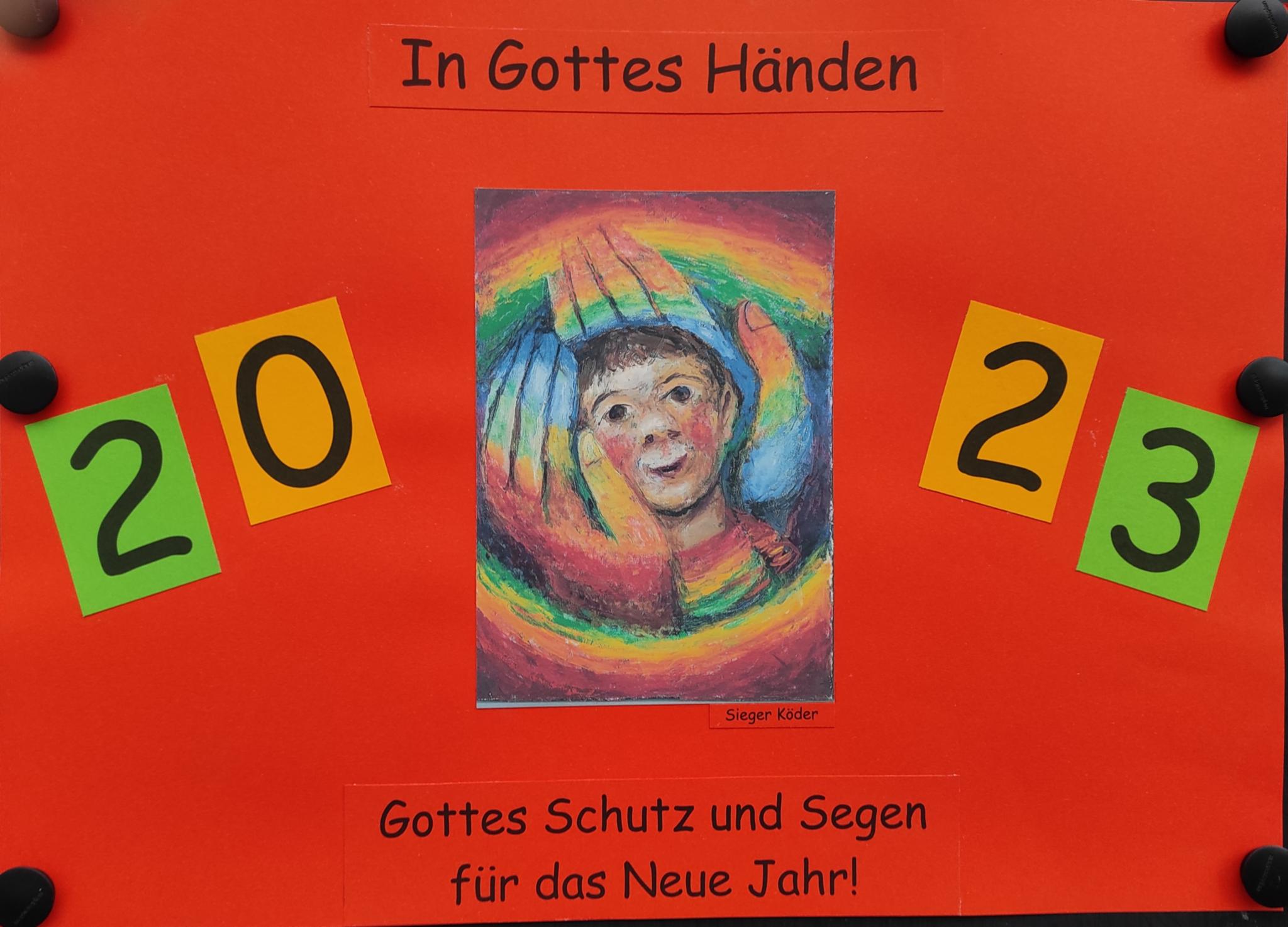 Gotten Schutz und Segen für das neue Jahr