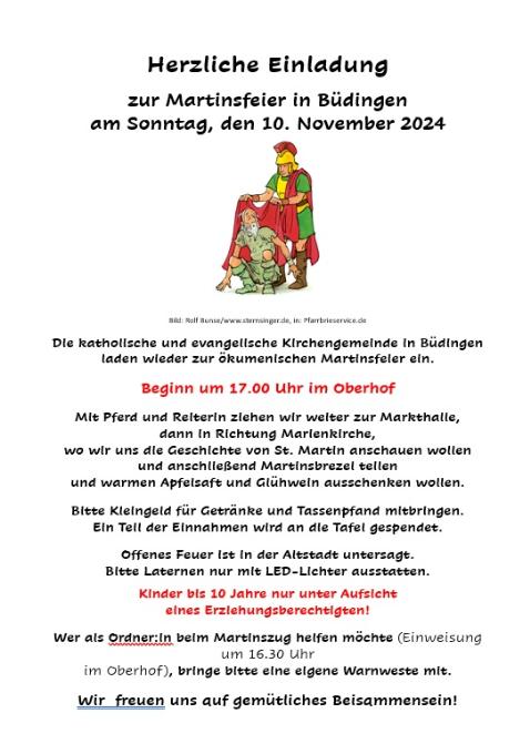 Martinsfeier 2024 (c) Bild: Rolf Bunse/www.sternsinger.de, in Pfarrbriefservice.de