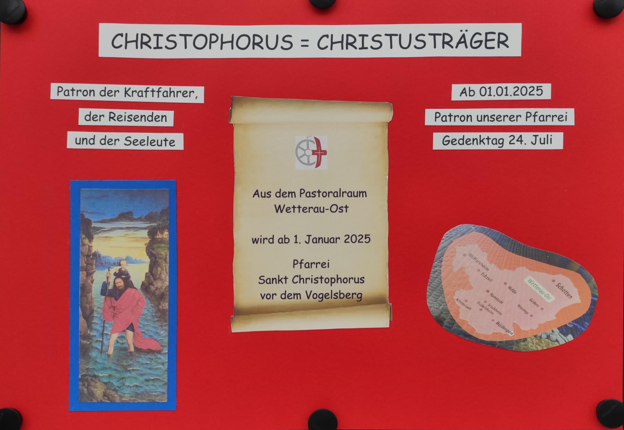 Plakat Christophorus