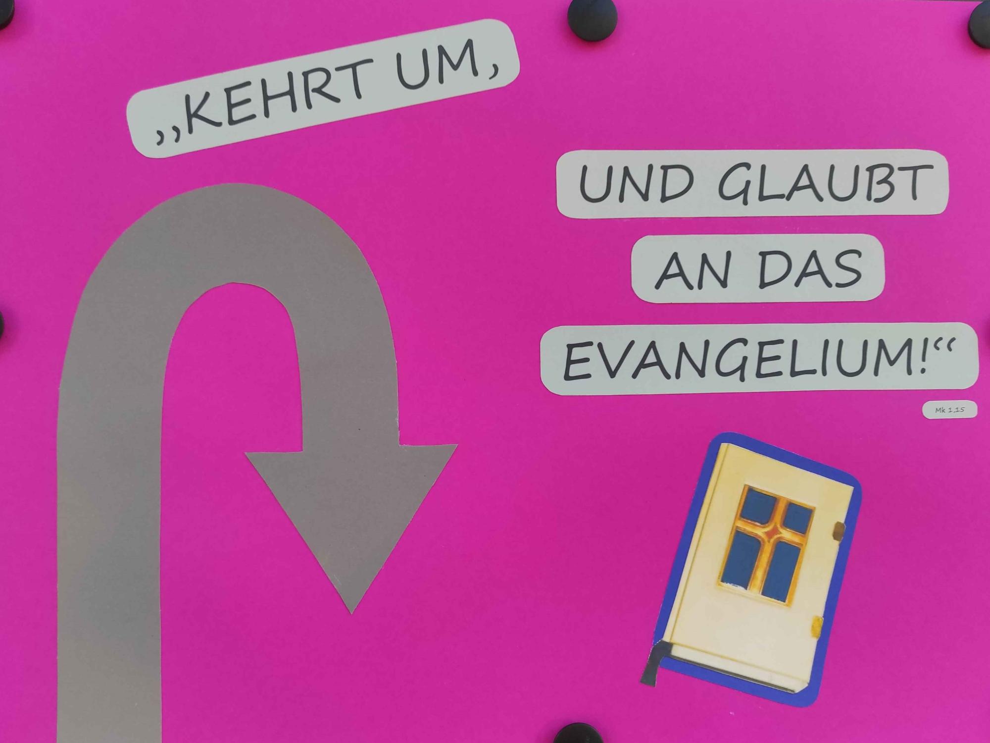 Plakat Österliche Bußzeit