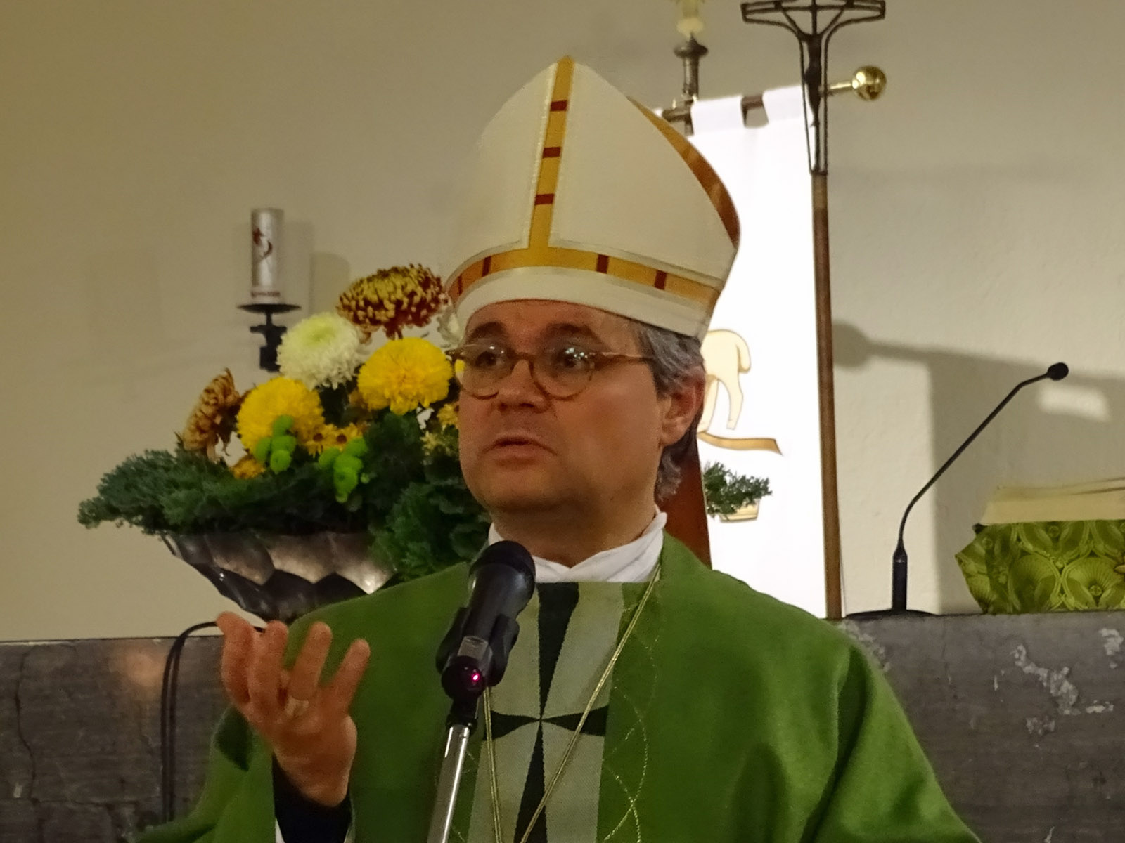 Groß-Gerau, 07.11.2019: Weihbischof Dr. Udo Markus Bentz war zur Visitation im Pfarreienverbund Groß-Gerau / Büttelborn. (c) Markus Schenk
