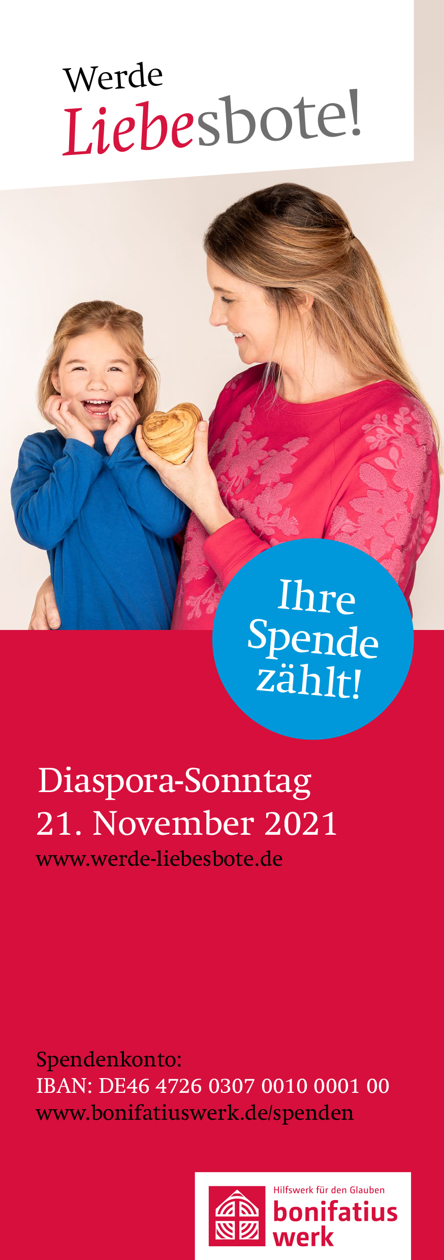 Diaspora Sonntag Aktionsplakat 2021 (c) Bonifatiuswerk