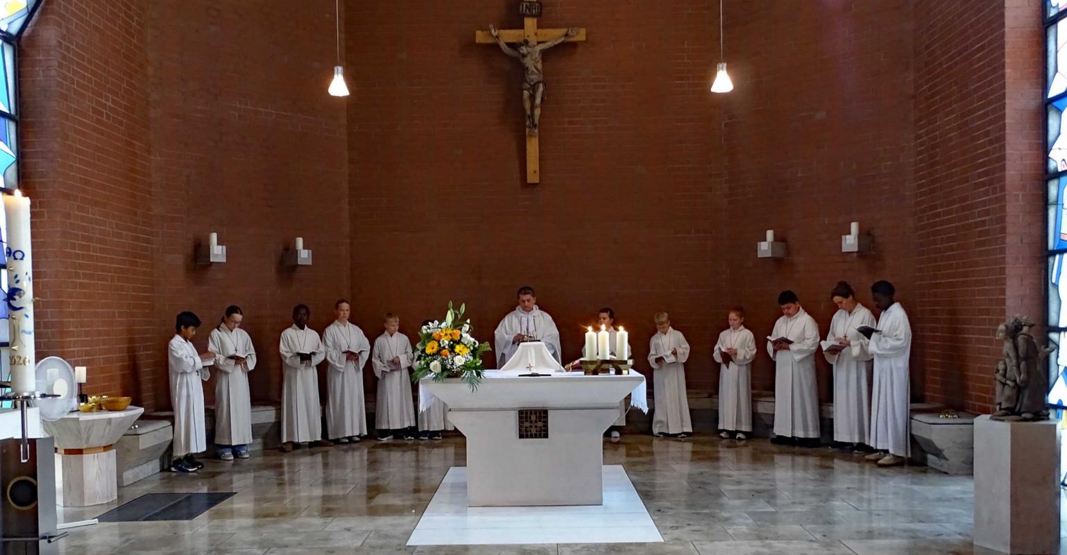 Büttelborn, 23. August 2026: Jubiläumsgottesdienst in der Pfarrkirche St. Nikolaus von der Flüe. (c) Markus Schenk