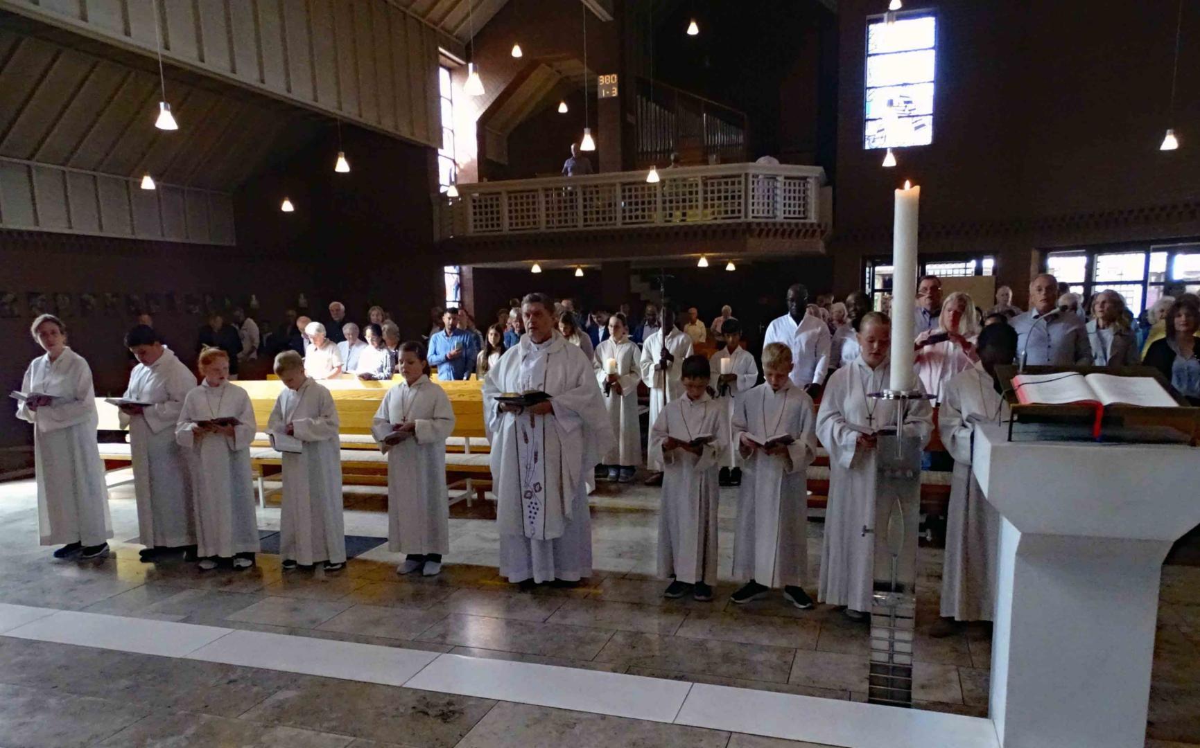 Büttelborn, 23. August 2026: Jubiläumsgottesdienst in der Pfarrkirche St. Nikolaus von der Flüe. (c) Markus Schenk