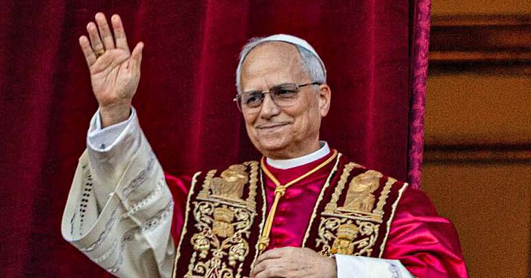 Amtseinführung von Papst Leo XIV. am 18. Mai 2025 Pfarrgruppe Groß