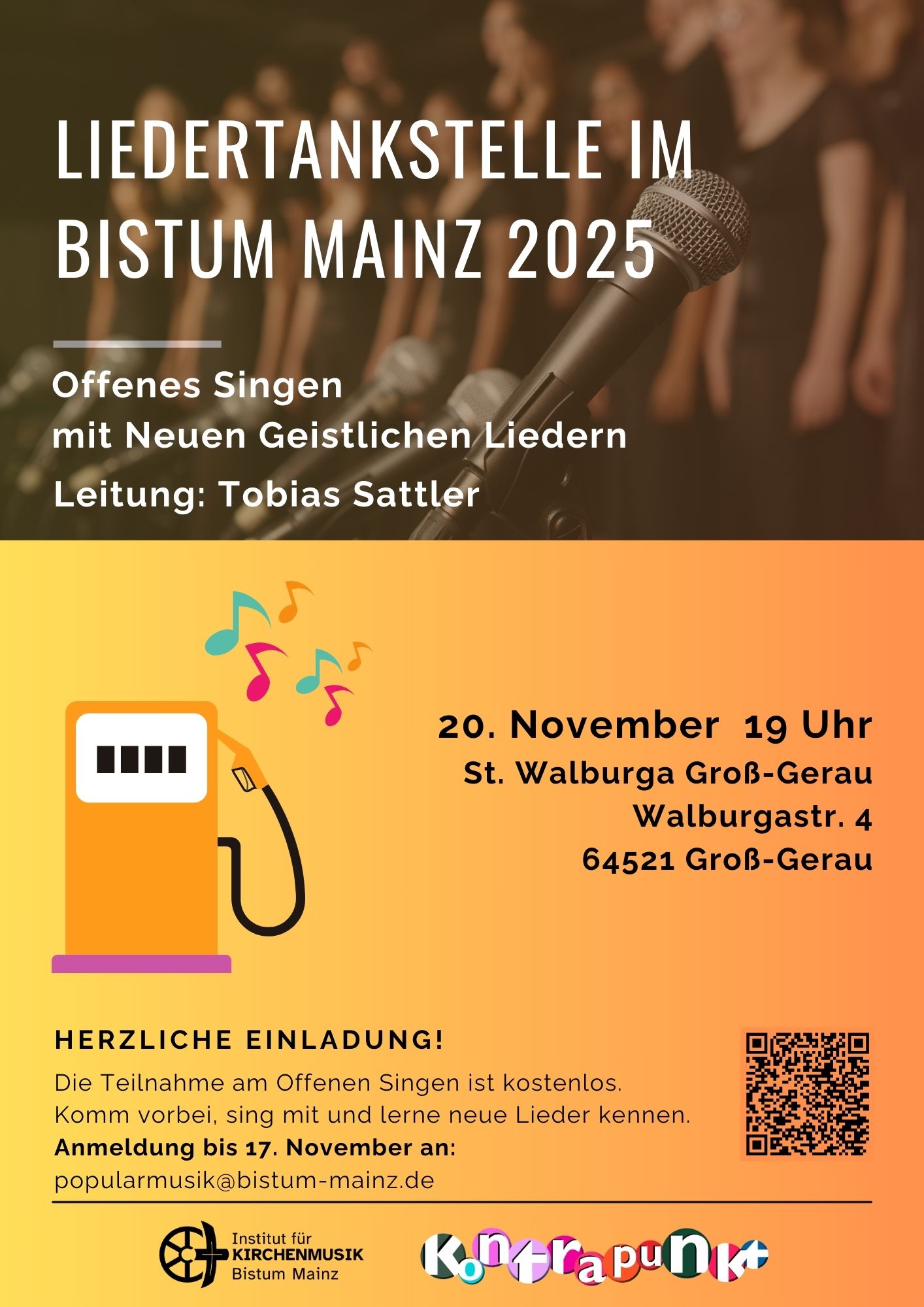 Liedertankstelle (c) Bistum Mainz