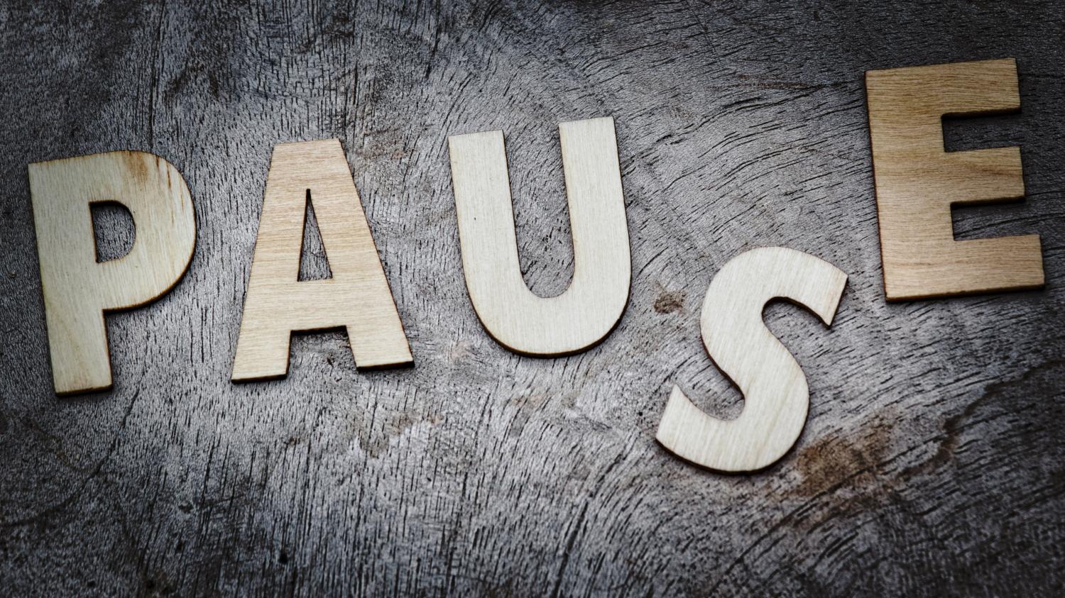Pause (c) Pixabay