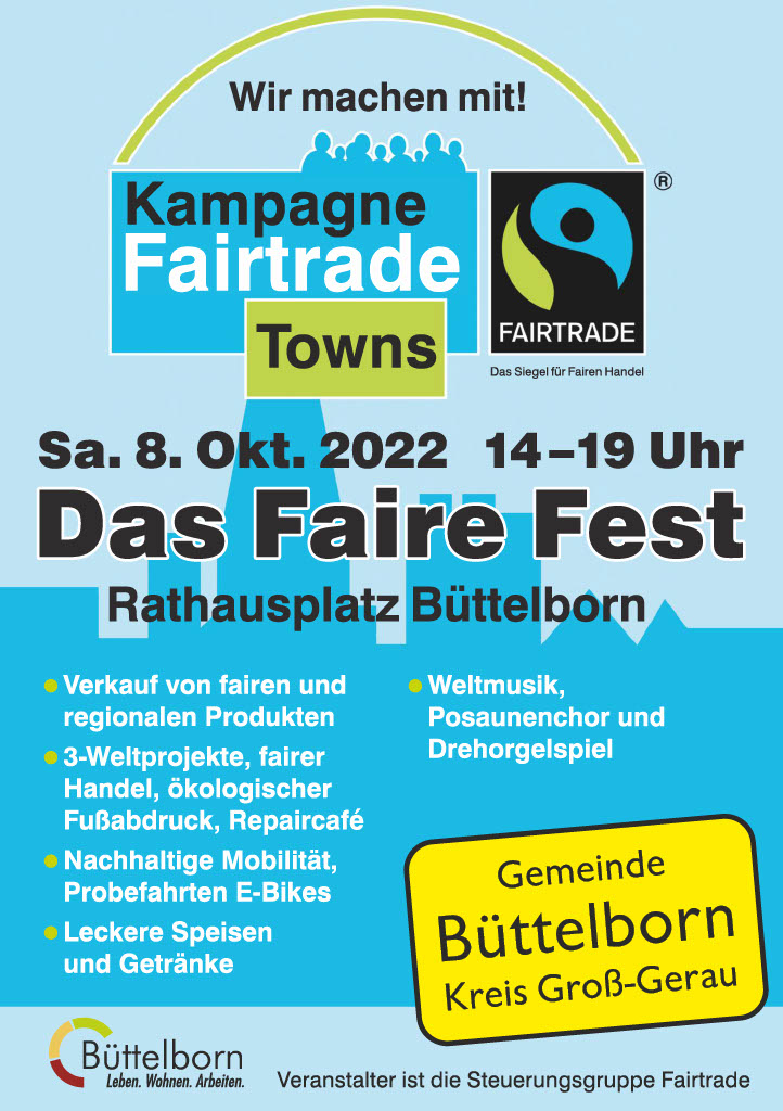 Plakat_Faires Fest 22 (c) Gemeinde Büttelborn
