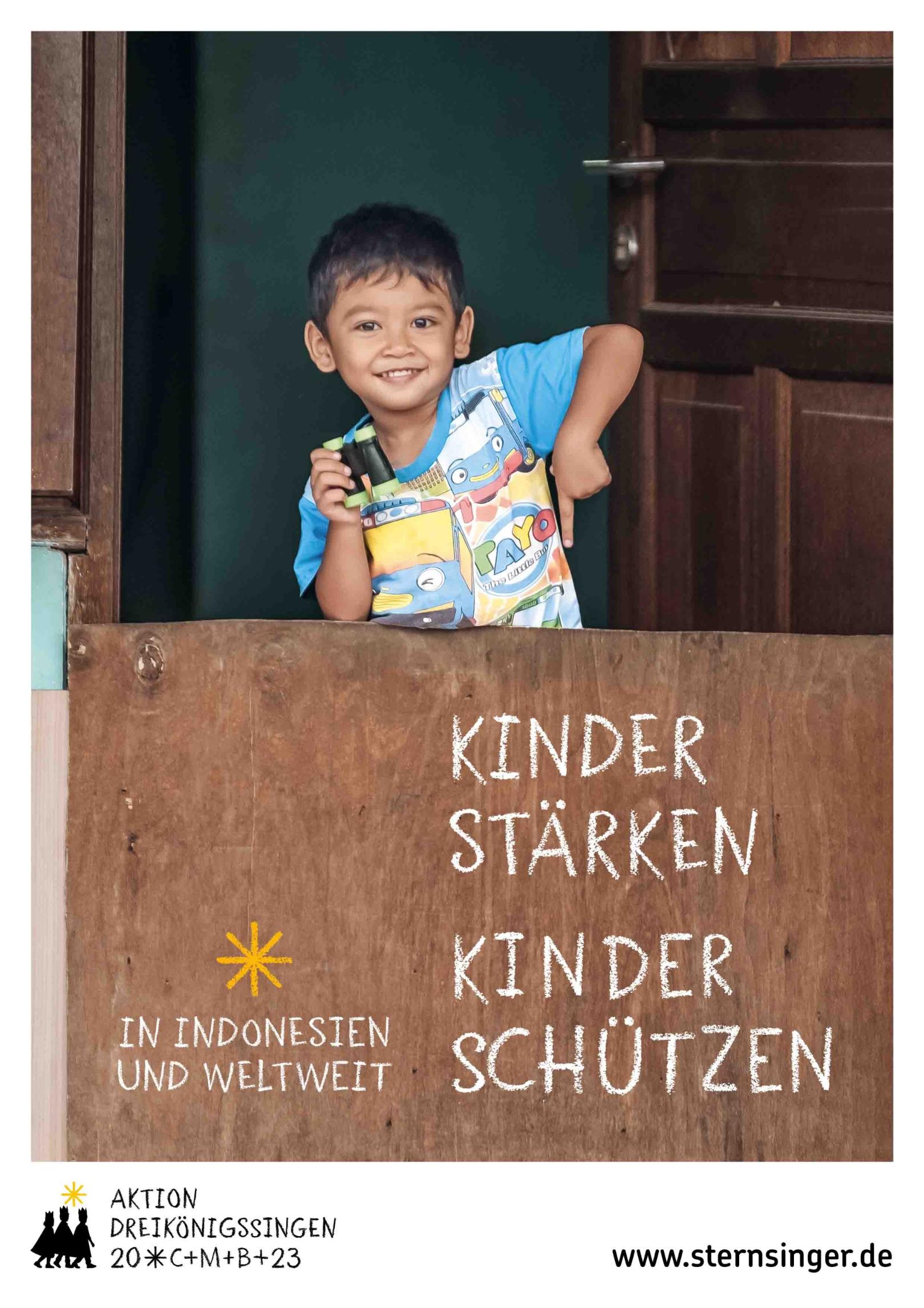 Sternsinger Plakat 2023 (c) Kindermissionswerk Die Sternsinger