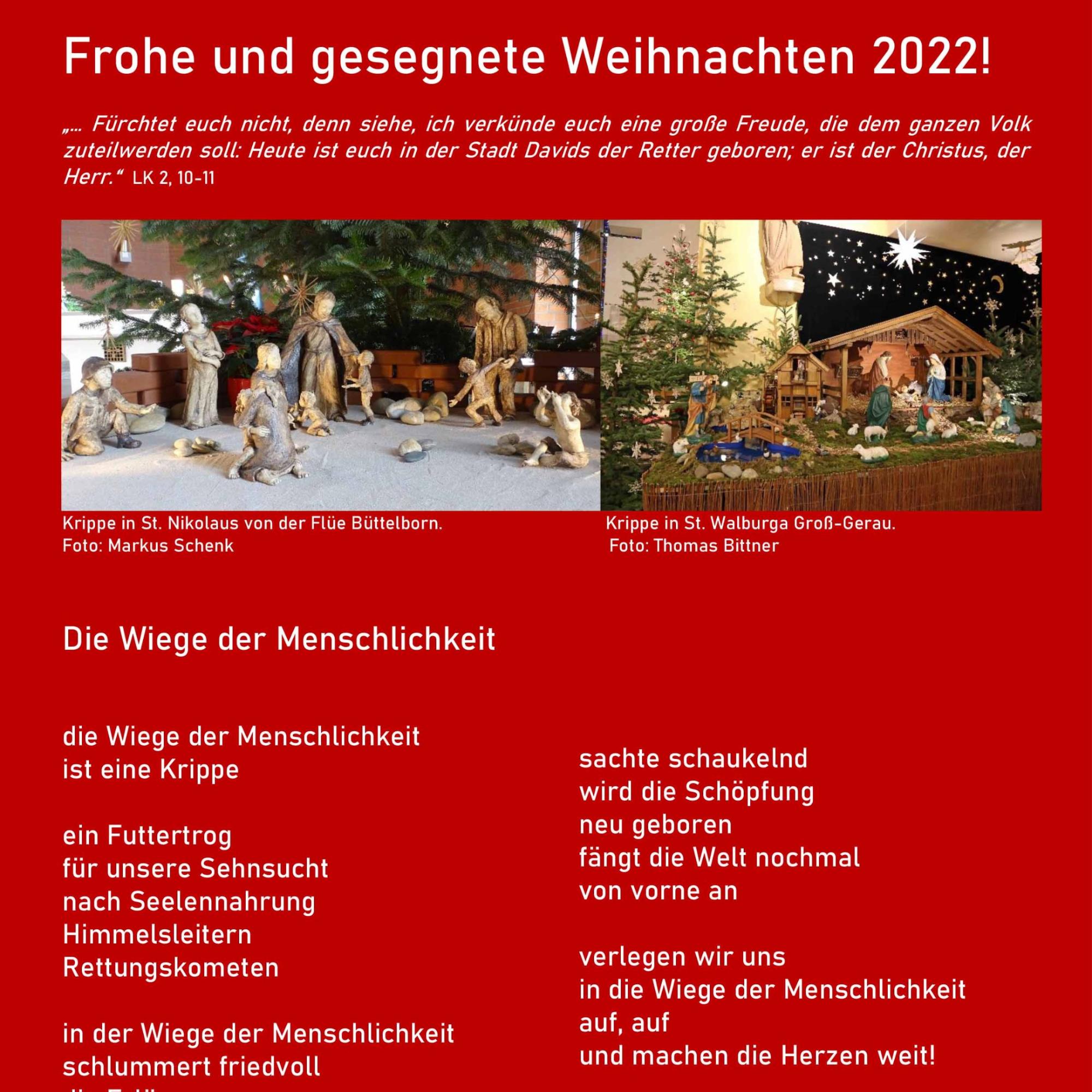 Weihnachtsgrüße 2022 - Homepage