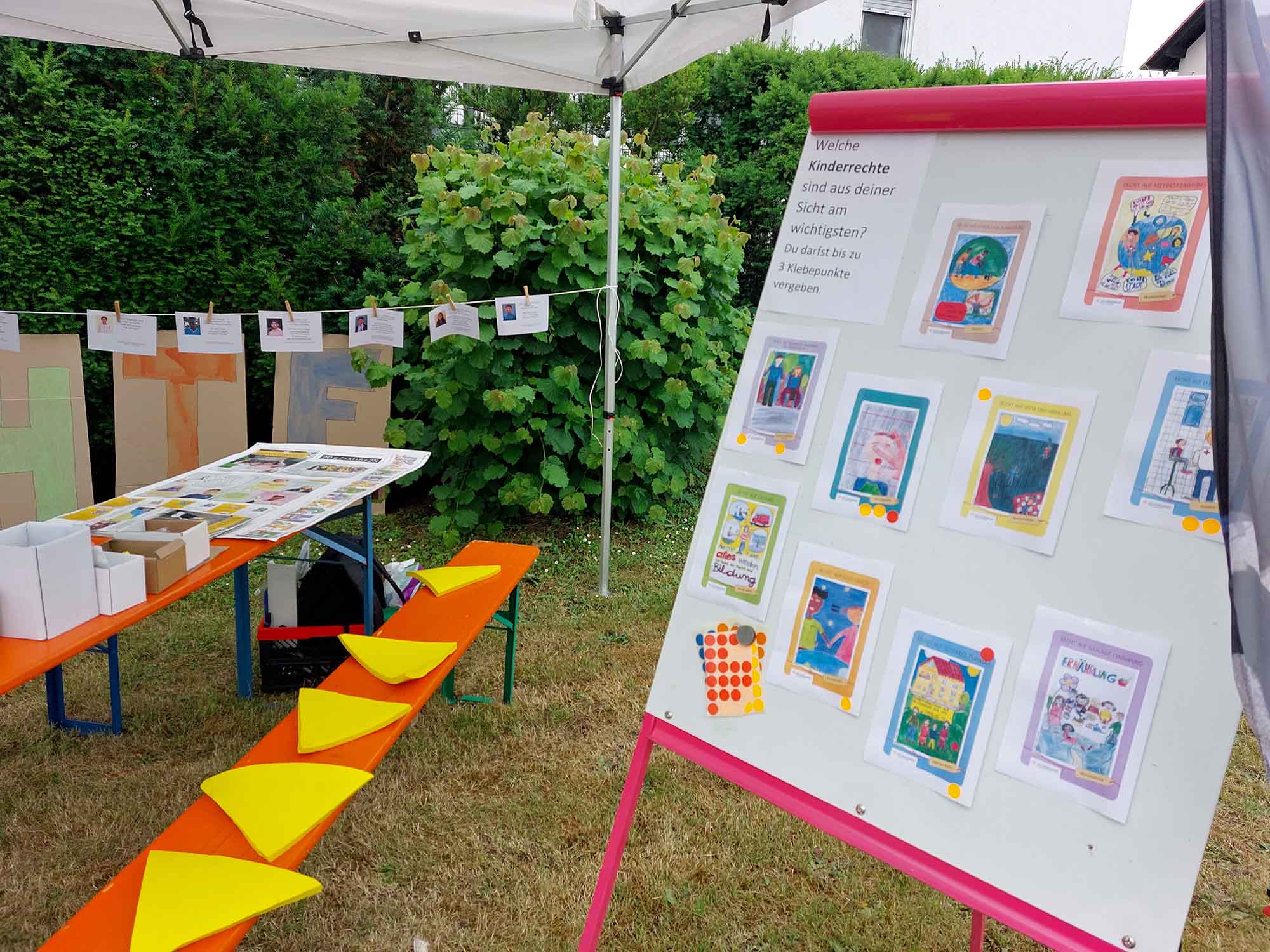Groß-Gerau, 04. Juni 2026: Kinderrechte-Infostand beim Pfarrfest (c) Tobias Sattler