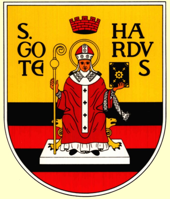 Godehard_von_Hildesheim5 (c) Wappen der Stadt Gotha. ©️ Joachim Schäfer - Ökumenisches Heiligenlexikon