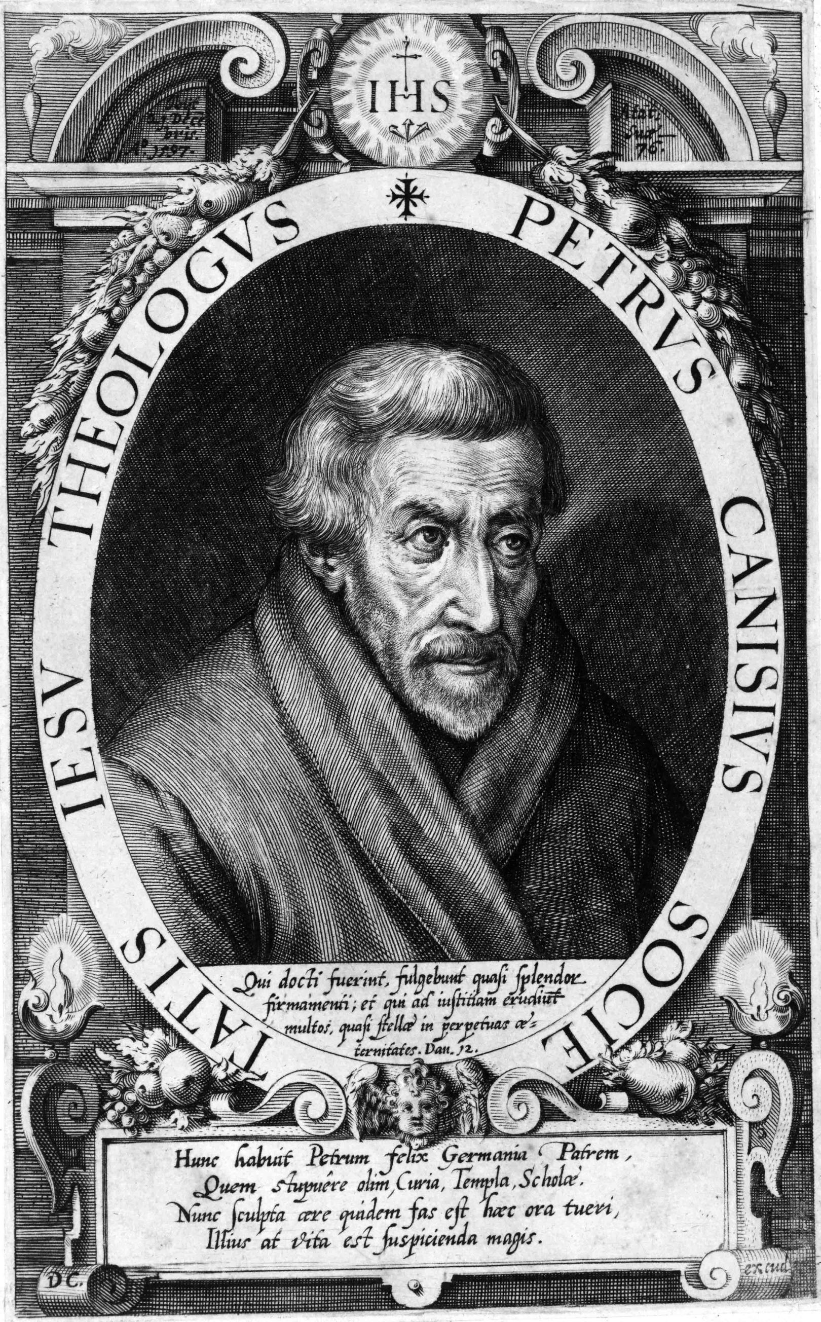 Petrus Canisius Kupferstich um 1600 (c) Gemeinfrei auf Wikipedia