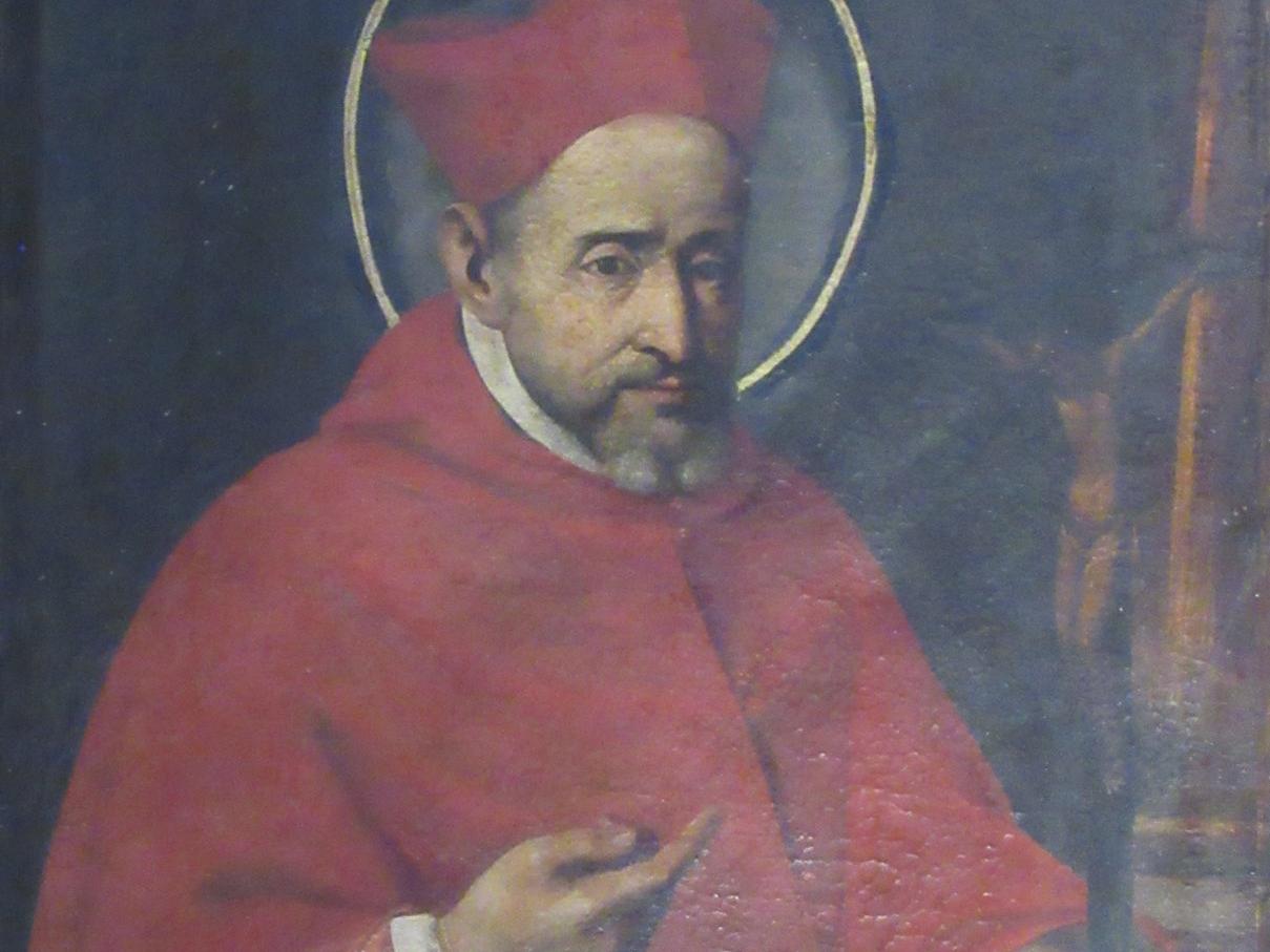 Roberto Bellarmin: Gemälde, 17. Jahrhundert, in der Kirche S. Ignazio di Loyola in Rom