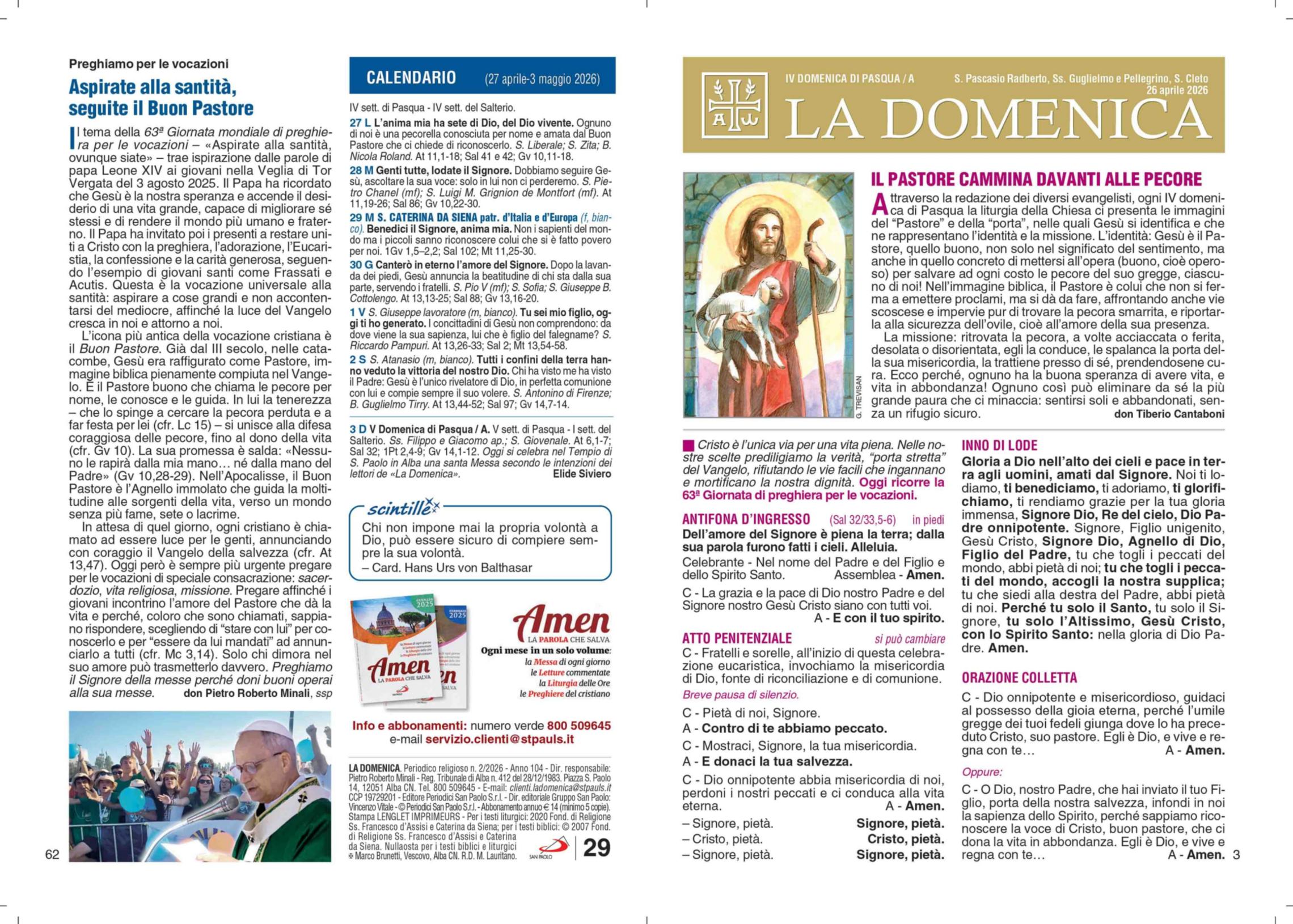 26 APRILE 2026 - 1 PARTE (c) Comunitá Cattolica Italiana Groß-Gerau