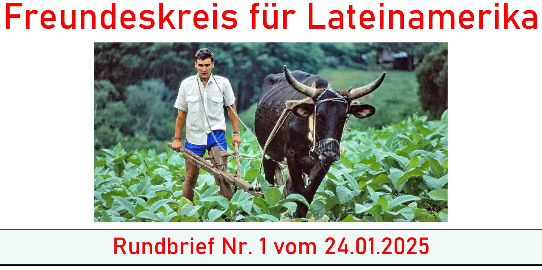 Rundbrief Nr. 1 - Lateinamerikaprojekte - Büttelborn - Januar 2025 -1 (c) Markus Schenk