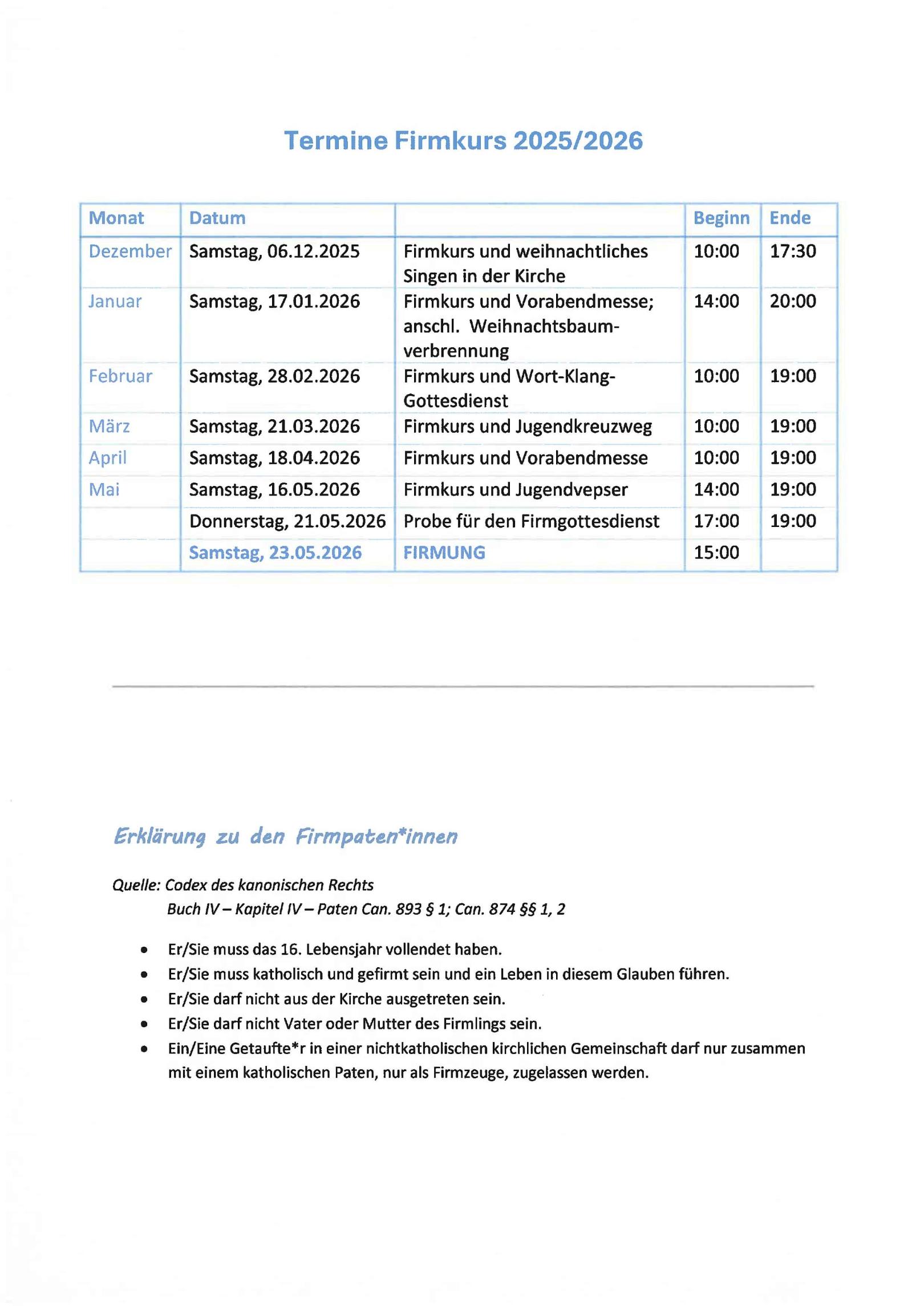 Firmung 2026-4 (c) Pfarrbüro Pfarrgruppe GG/BÜBO