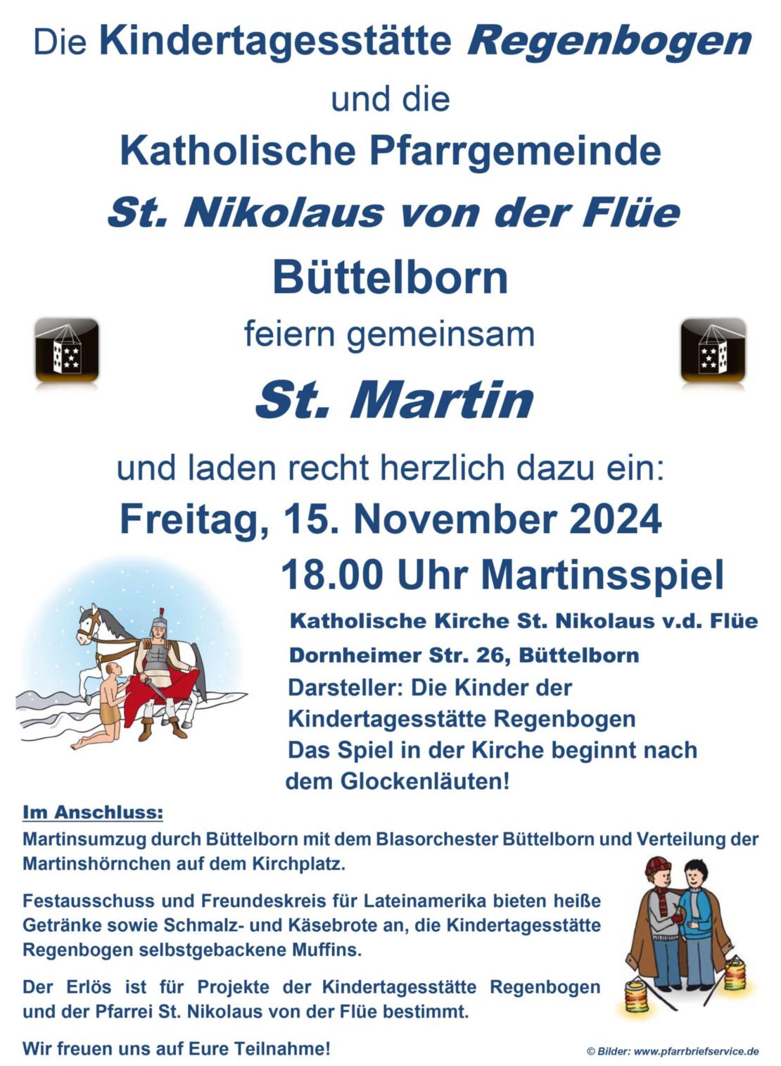 2024-11-15 Plakat St. Martin - Büttelborn (c) Markus Schenk