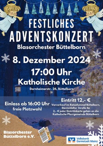 20241208-Adventskonzert (c) Blasorchester Büttelborn