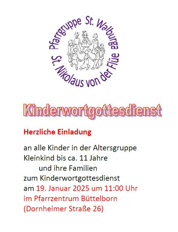 2025-01-19-Kinderwortgottesdienst-Büttelborn (c) Pfarrbüro