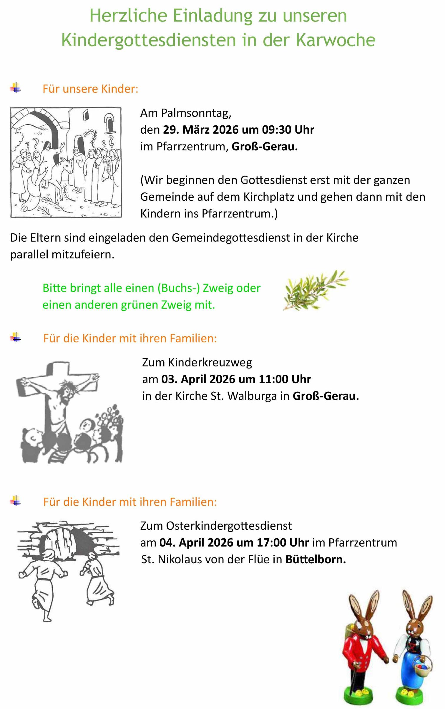 Einladung 2026 - KiGo Karwoche (c) Dorothea Tambour-Antoci