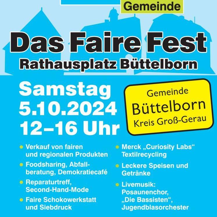 Gemeinde Büttelborn - Faires Fest - 2024