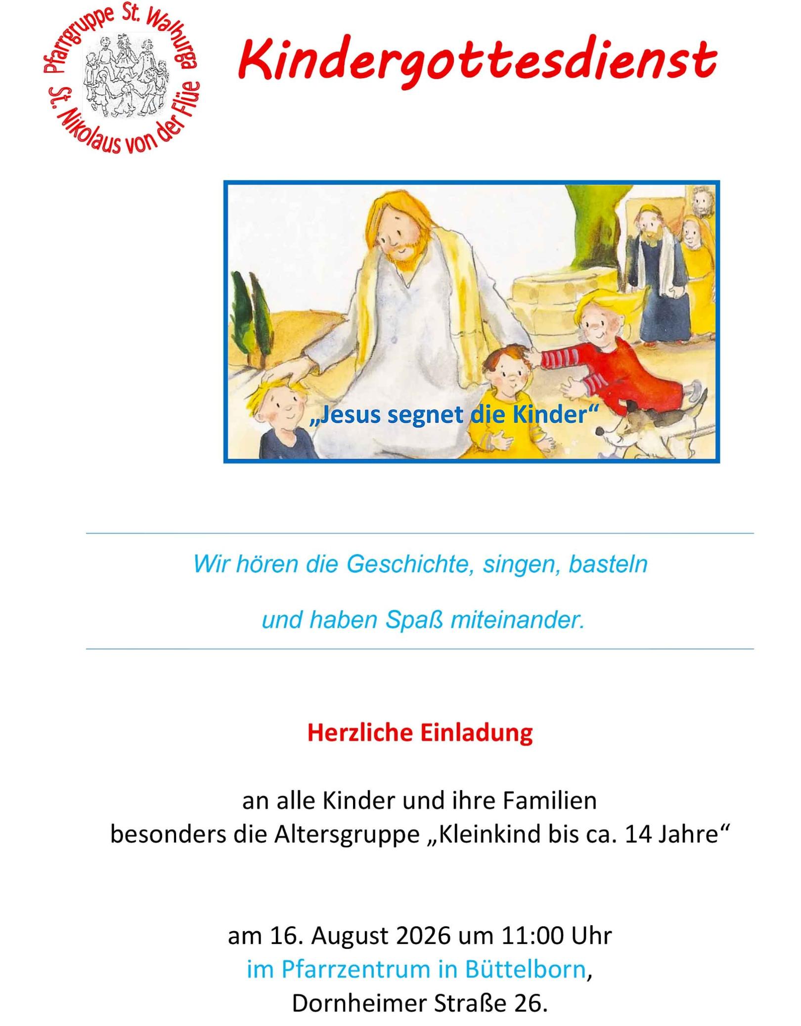 Kindergottesdienst 2026 - 08 (c) Pfarrbüro Pfarrgruppe GG/BÜBO