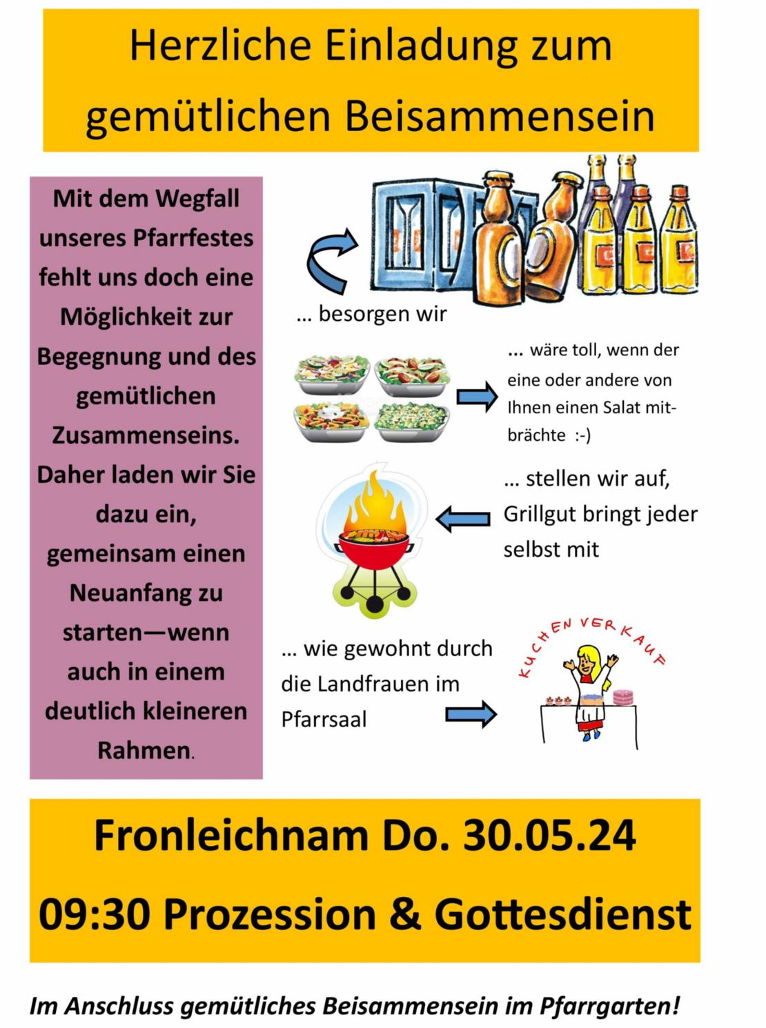Plakat Pfarrfest Astehim (c) Pfarrgruppe Astheim-Trebur-Geinsheim
