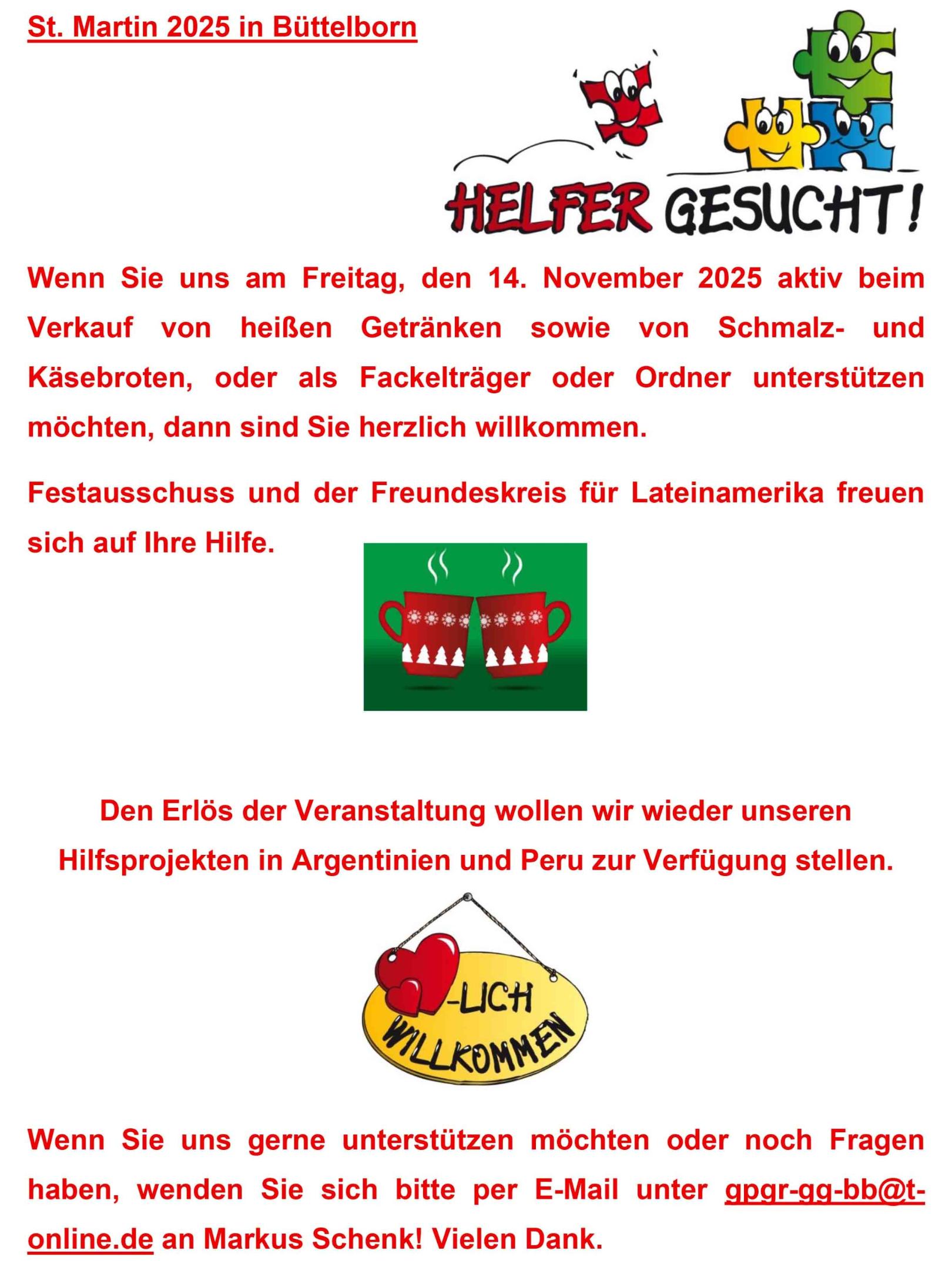 St. Martin 2025 - Helferaufruf (c) Markus Schenk
