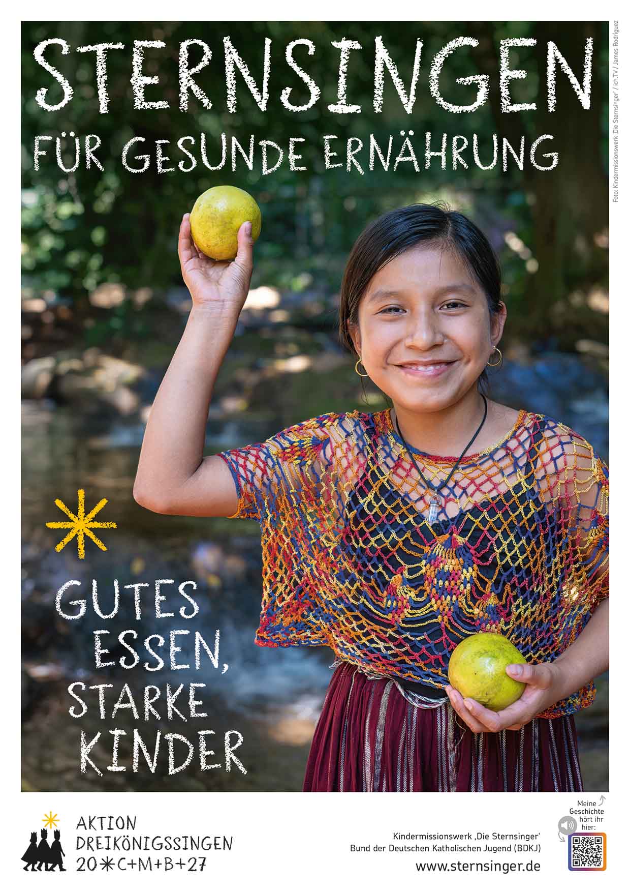 Sternsinger Aktionsplakat 2027 (c) Kindermissionswerk: Die Sternsinger