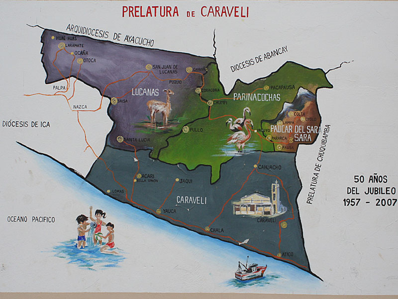 Peru - Karte Caravelí (c) Markus Schenk