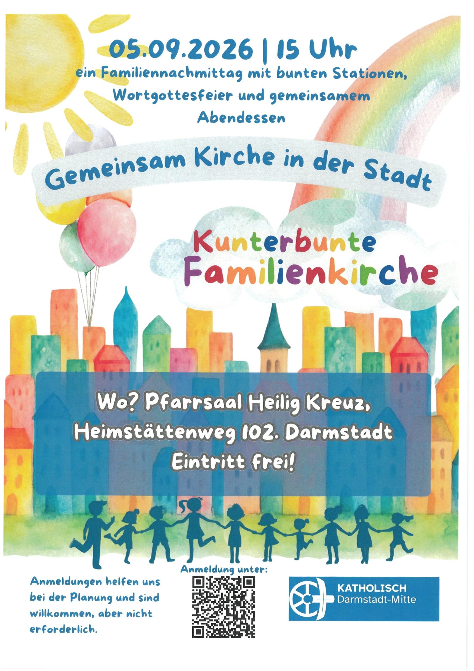 Kunterbunte Familienkirche (c) HlKreuz