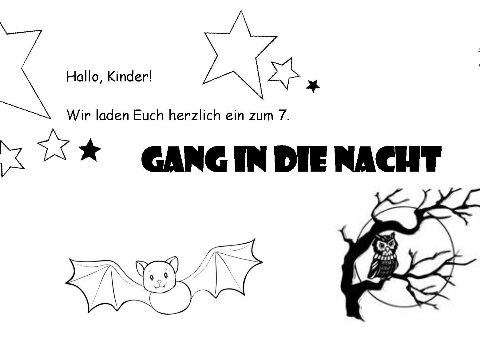 Gang in die Nacht (c) HlGeist