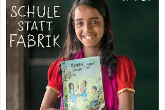 Sternsinger Plakat 2026 - Sternsingen gegen Kinderarbeit - Schule statt Fabrik