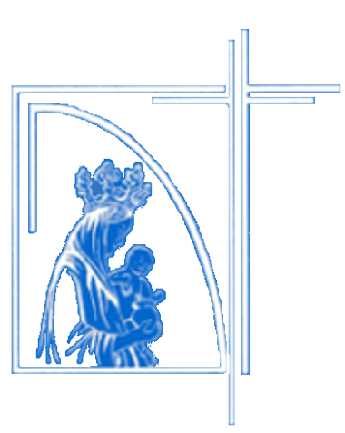 Maria mit Jesus im Kreuz